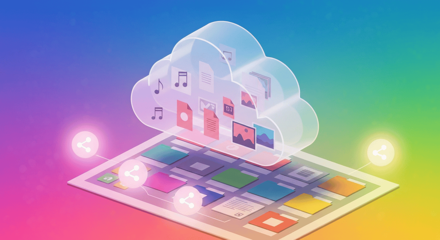 pCloud features visualized graphically